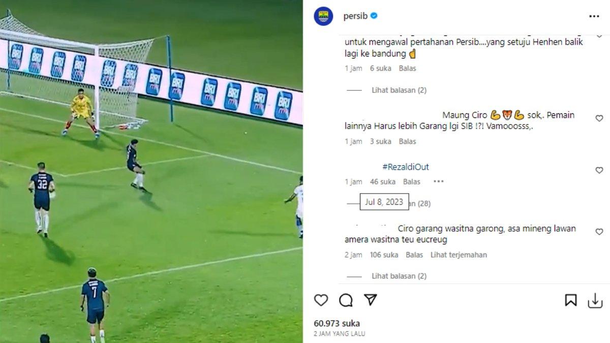Rezaldi Hehanusa disorot Bobotoh setelah Persib Bandung imbang