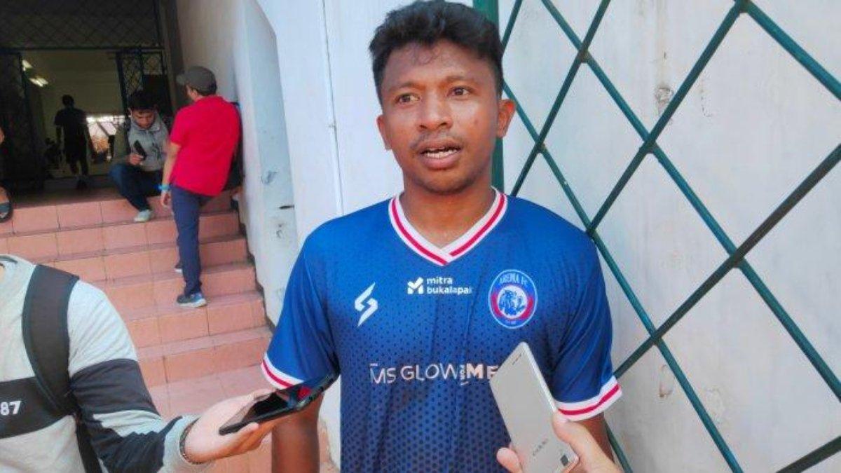 Pemain anyar Arema FC eks Borneo FC, Rifad Marasabessy sudah mengikuti sesi latihan Singo Edan jelang bergulirnya Liga 1 2023.