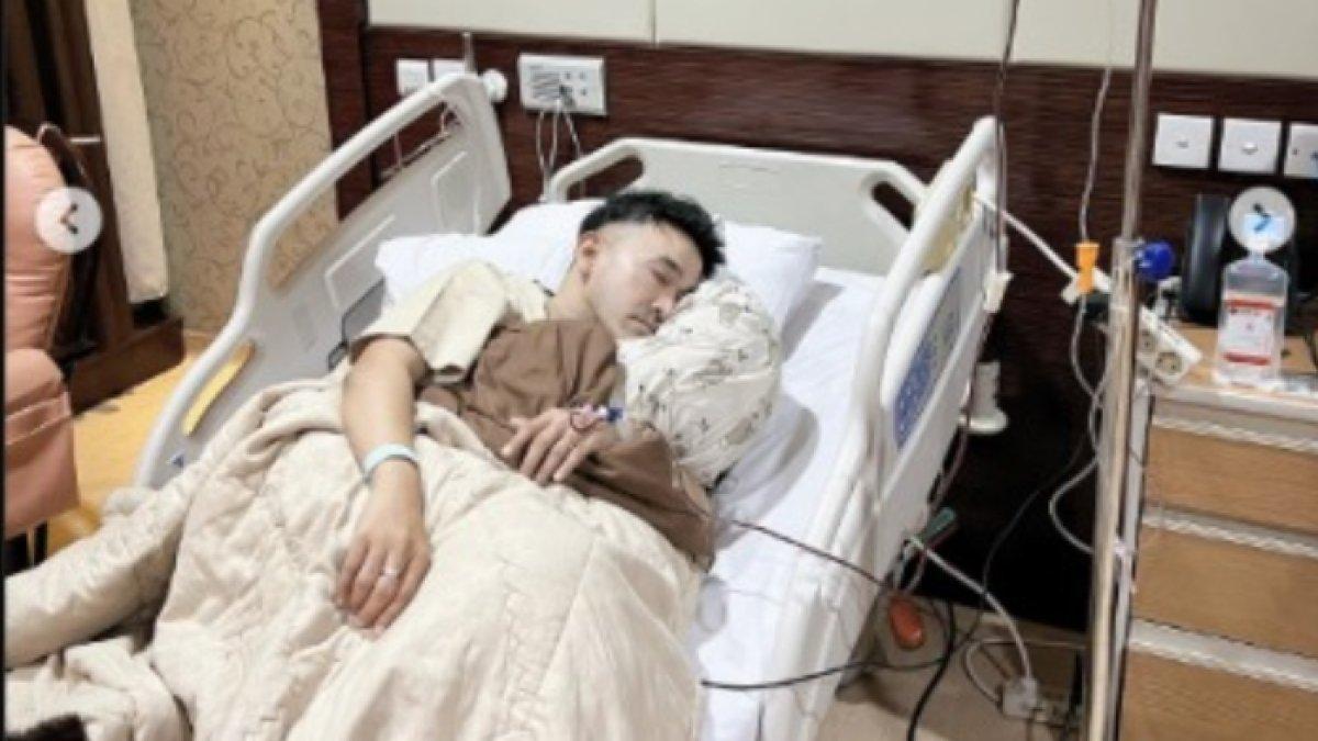 Ruben Onsu dirawat di Rumah Sakit Bunda Jakarta, Jumat (28/4/2023)