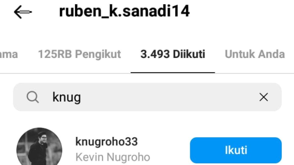 Ruben Sanadi Follow Kevin Nugroho 22
