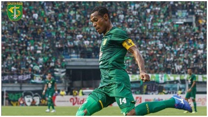 Kapten Persebaya, Ruben Sanadi yang siap bermain dalam laga final kontra Arema di ajang Piala Presiden 2019