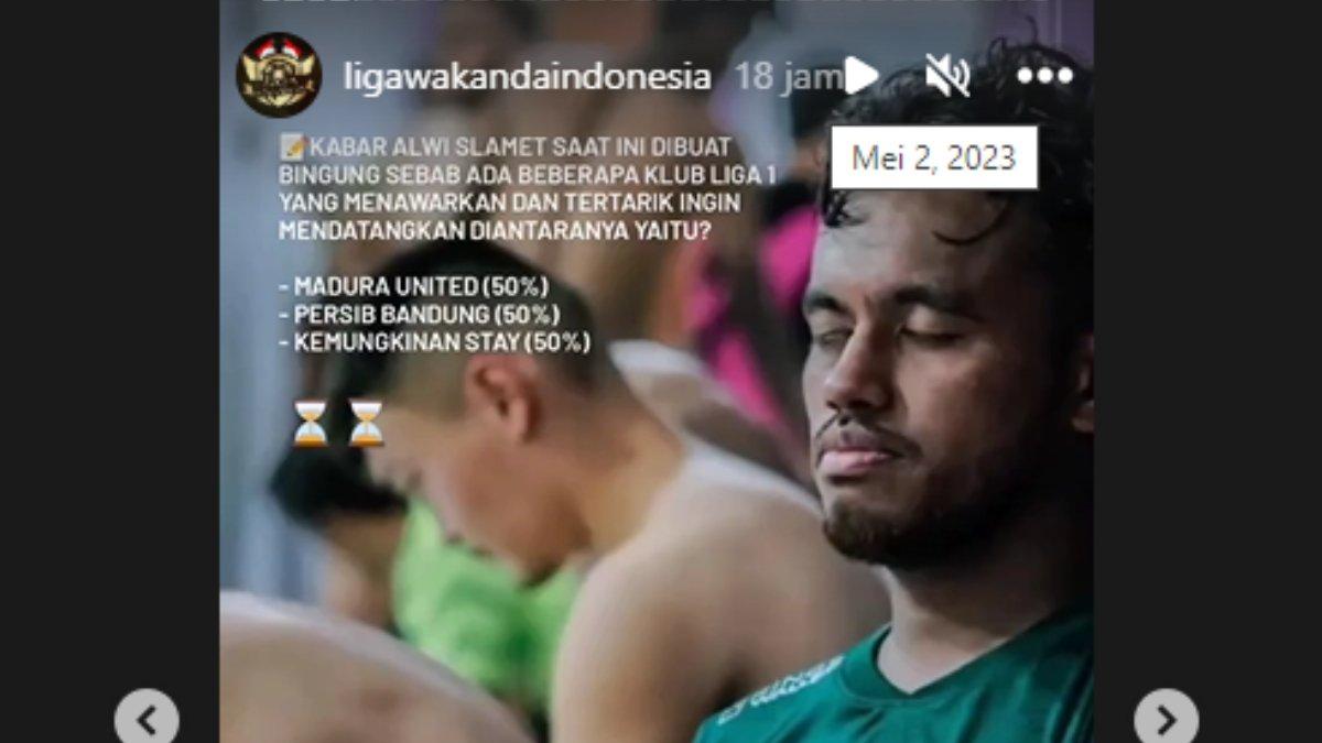 Rumor Alwi Slamat bingung stay di Persebaya Surabaya dan sosoknya diincar Persib Bandung serta Madura United.