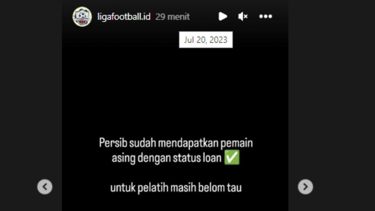 Rumor Persib Bandung sudah deal dengan pemain anyar