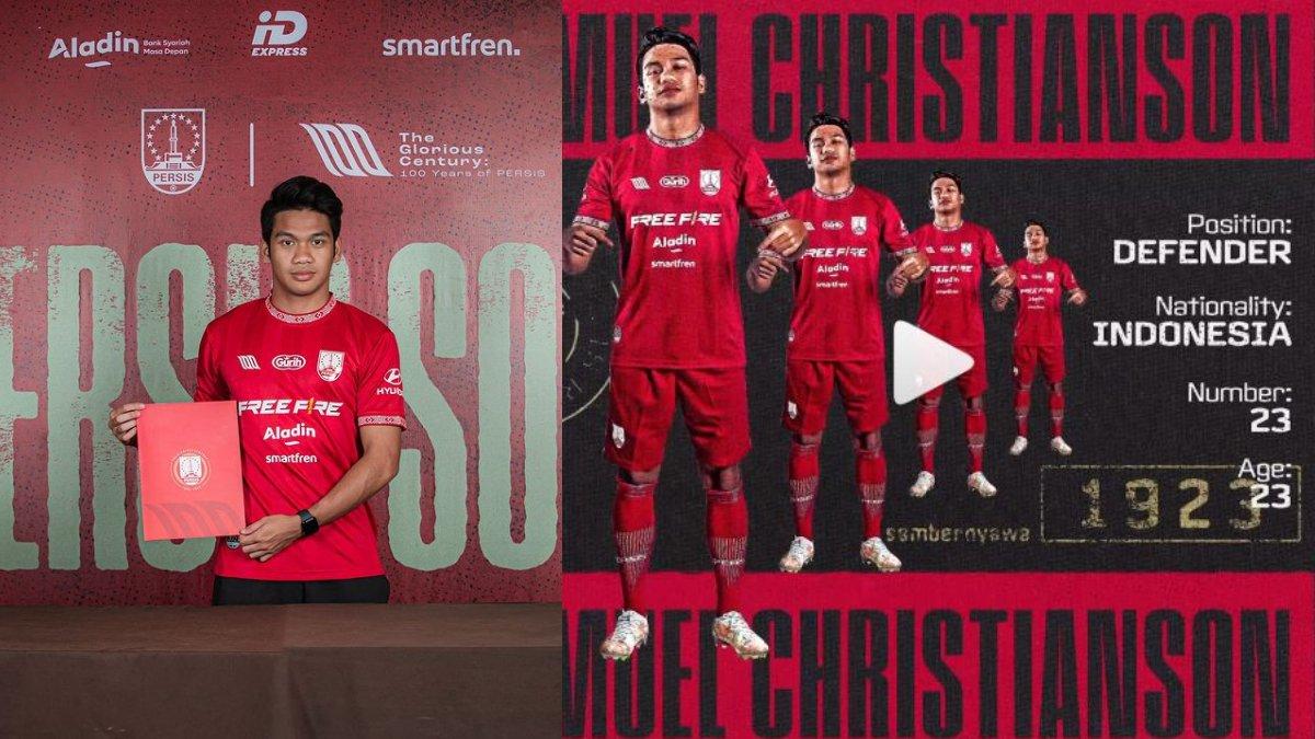 Persis Solo resmi mendatangkan Samuel Christianson yang bakal memakai nomor punggung 23 di Laskar Sambernyawa pada gelaran Liga 1 2023, Sabtu 24 Juni 2023.