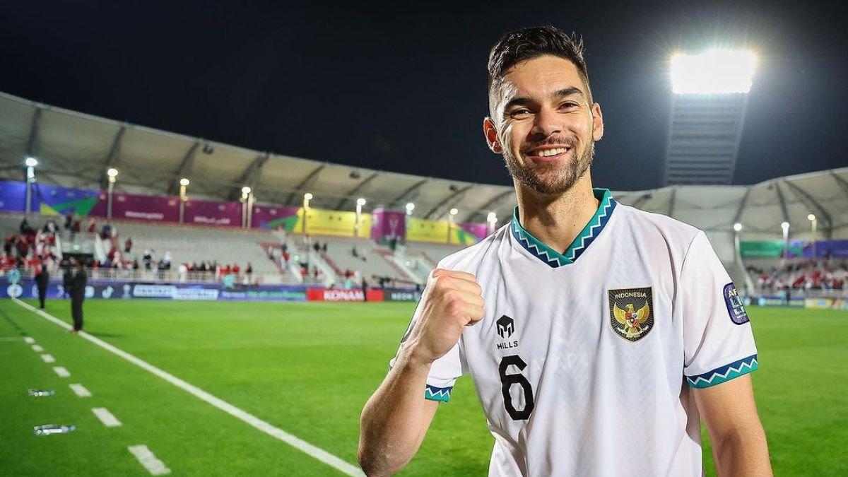 Potret Sandy Walsh, bek andalan Timnas Indonesia di Piala Asia 2023.