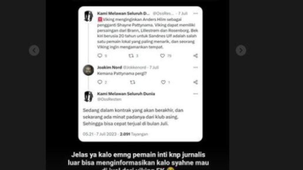 Shayne Pattynama Dijual 22