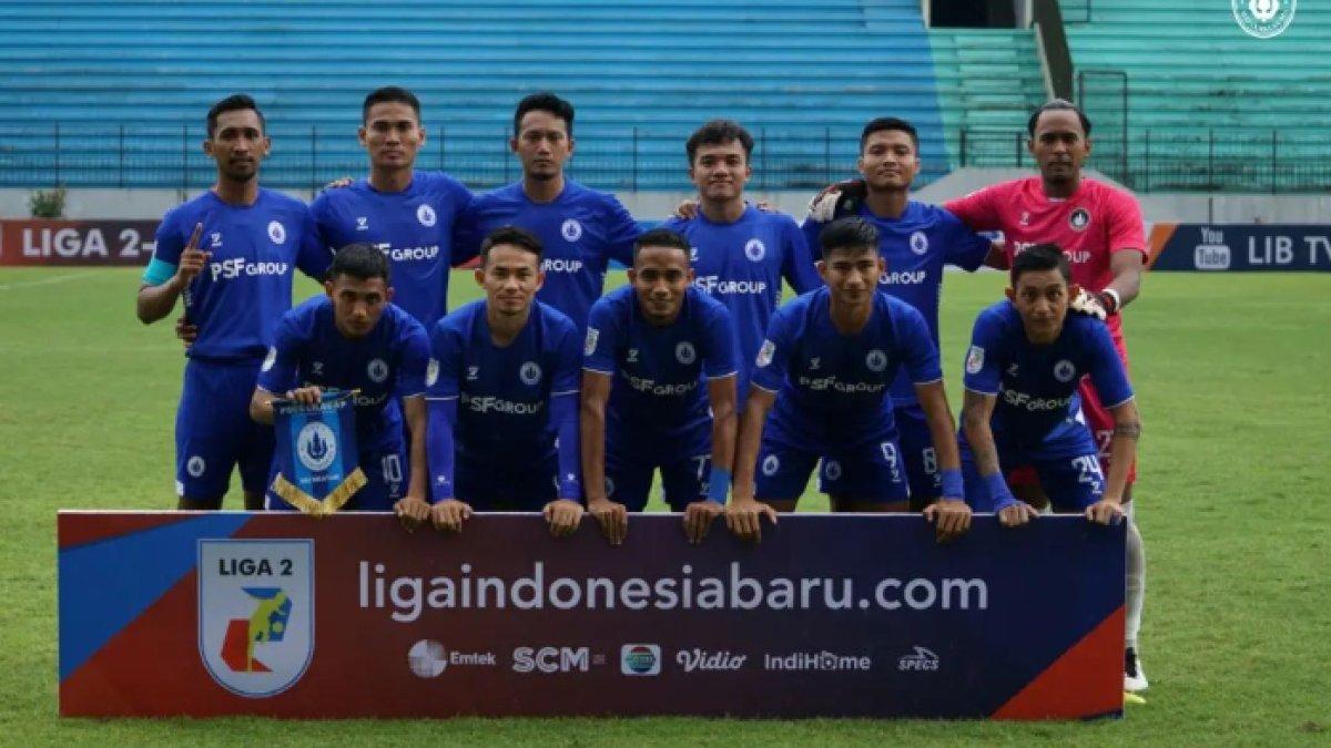 Skuad PSCS Cilacap di gelaran Liga 2 2022/2023.