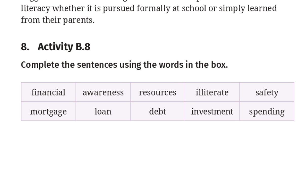 Soal Bahasa Inggris kelas 12 Kurikulum Merdeka Unit 4, Activity B.8 halaman 155 156.