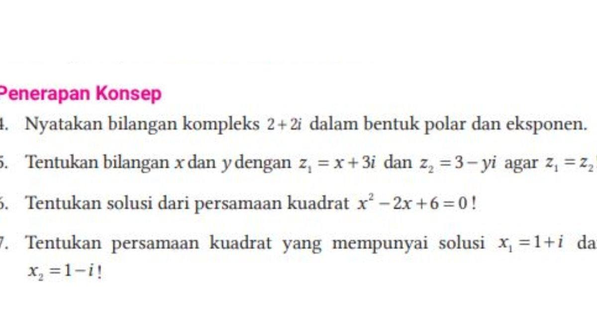 KUNCI JAWABAN - Berikut Soal