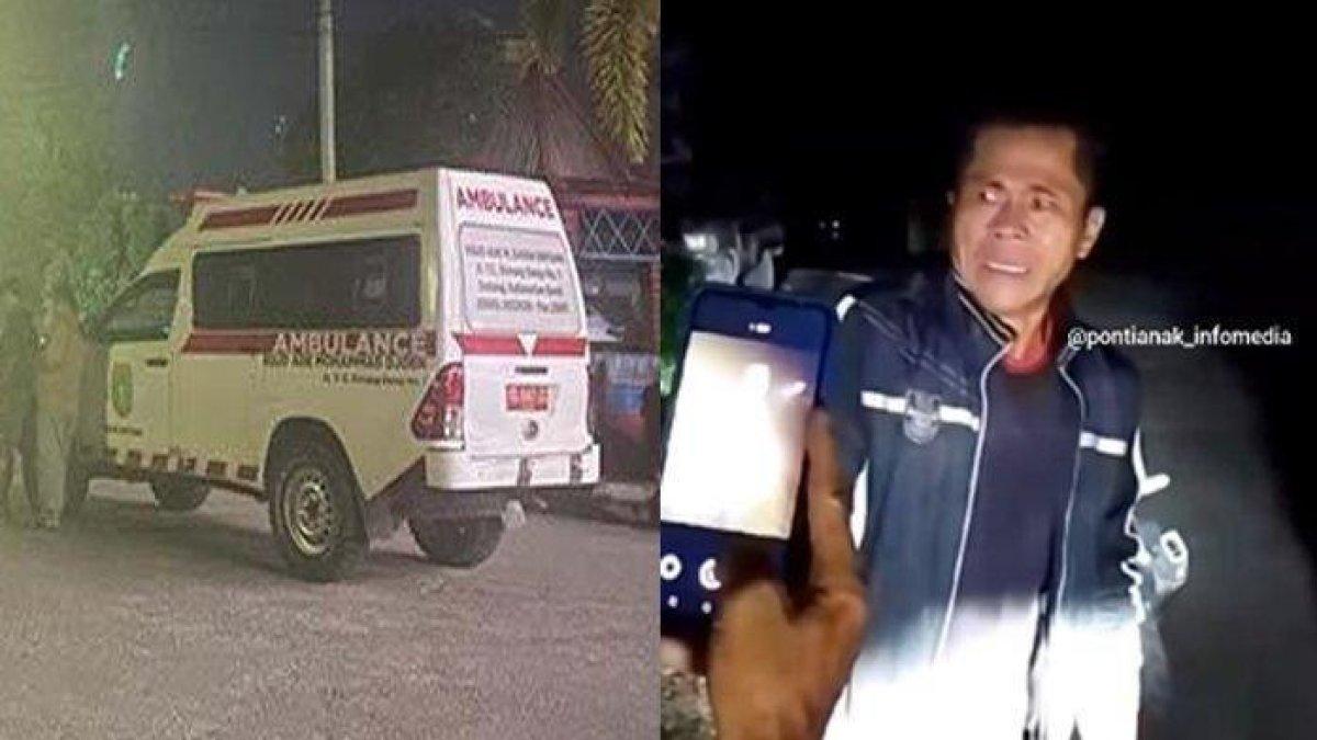 Viral sopir ambulans tega menurunkan jenazah di jalanan karena tak diberi uang bensin.