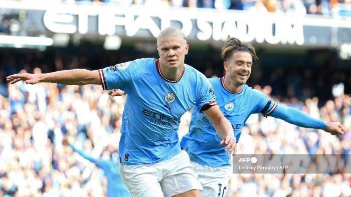 Striker Manchester City asal Norwegia Erling Haaland