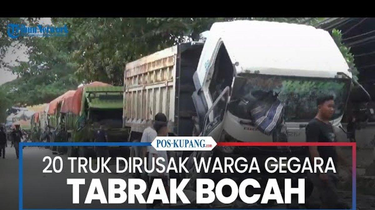 Sebuah truk pengangkut tanah menabrak seorang bocah perempuan berusia 9 tahun. Peristiwa yang terjadi pada Kamis (7/11/2024) di Teluknaga, Tangerang, Banten.