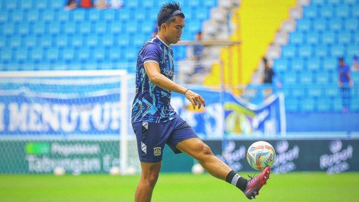 Potret Uchida Sudirman, pemain Persiba Balikpapan.