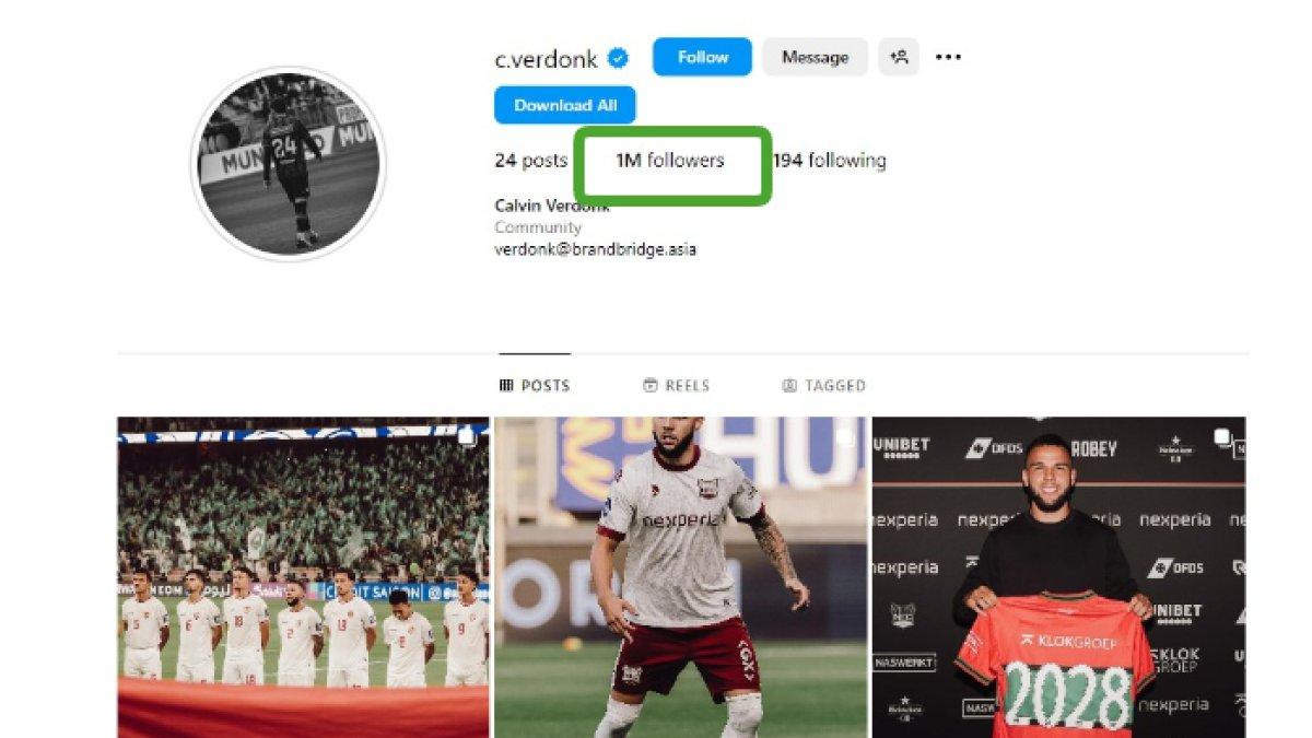 verdong ig 1 juta