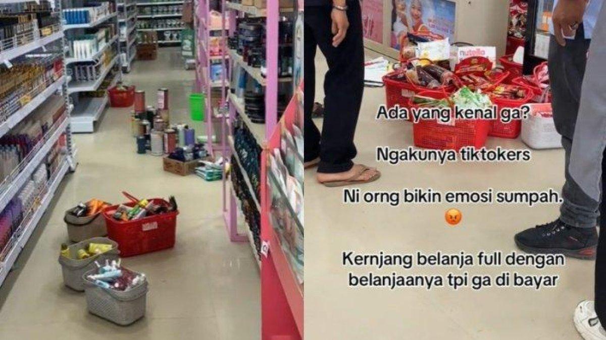 Beredar video viral aksi pemuda ngaku TikTokers borong belanjaan disalah satu toko di kawasan Puuwatu, Kota Kendari, Sulawesi Tenggara (Sultra). Video tersebut viral menyusul unggahan akun TikTok @rianoyan3 yang hingga Kamis (10/10/2024) sudah ditonton 1,3 juta kali.