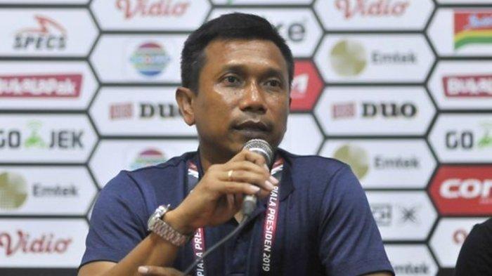 Pelatih Persita Tangerang dan mantan pelatih Bali United, Widodo Cahyono Putro