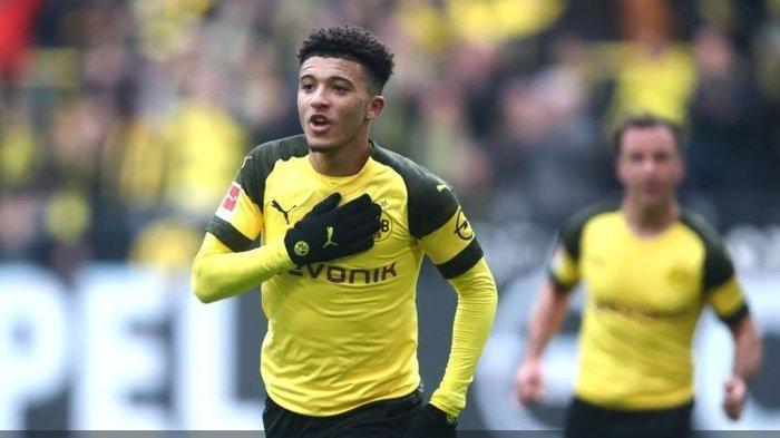 Winger Borussia Dortmund, Jadon Sancho.