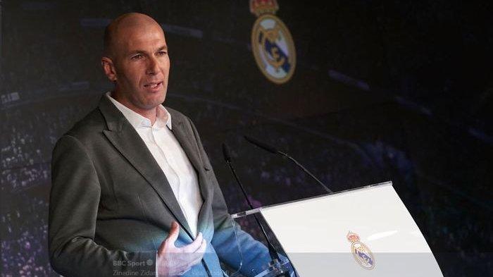 Mantan pelatih Real Madrid, Zinedine Zidane.